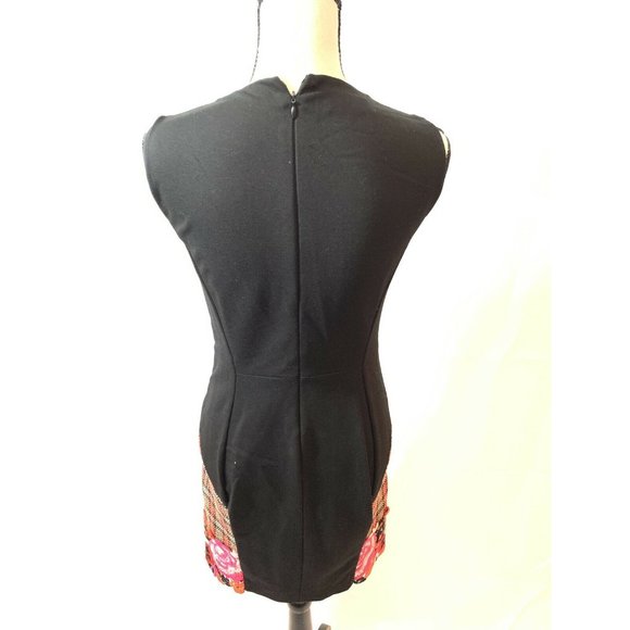 VDP Women’s Dress Size 8 Black With Red Stitched - Picture 5 of 7